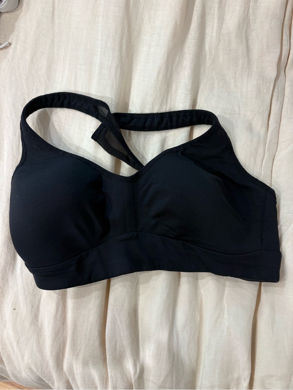 lululemon athletica Black Racerback Medium-Support Sports Bra